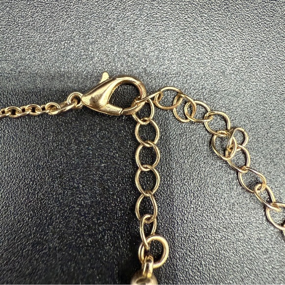 Evil Eye Two-Tone Gold and Silver Filigree Pendant Necklace - Picture 5 of 10